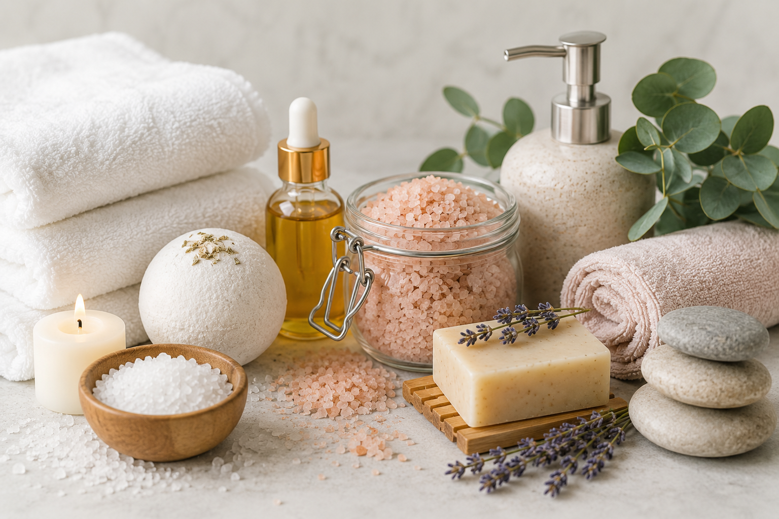 Himalayan Pink Salt Massage Stones